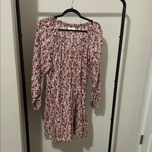 XiRENA Red and Blue Floral Dress